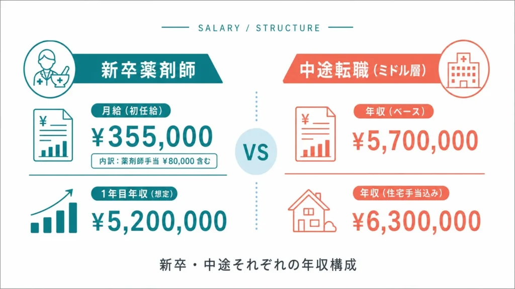 クリエイトSDの初任給と新卒年収および転職年収