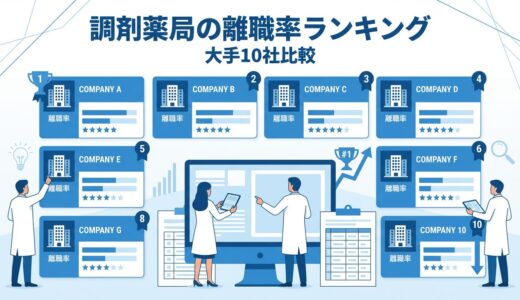 大手調剤薬局の離職率ランキング10選